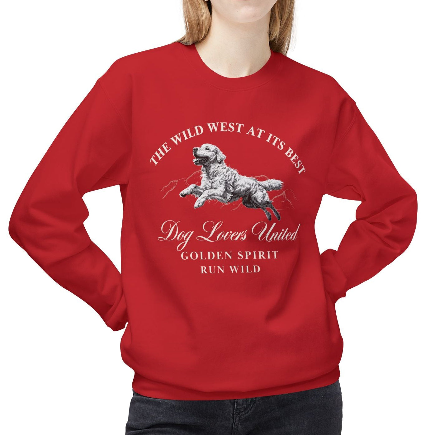 Golden Retriever - Golden Spirit Sweatshirt– Wild West Edition