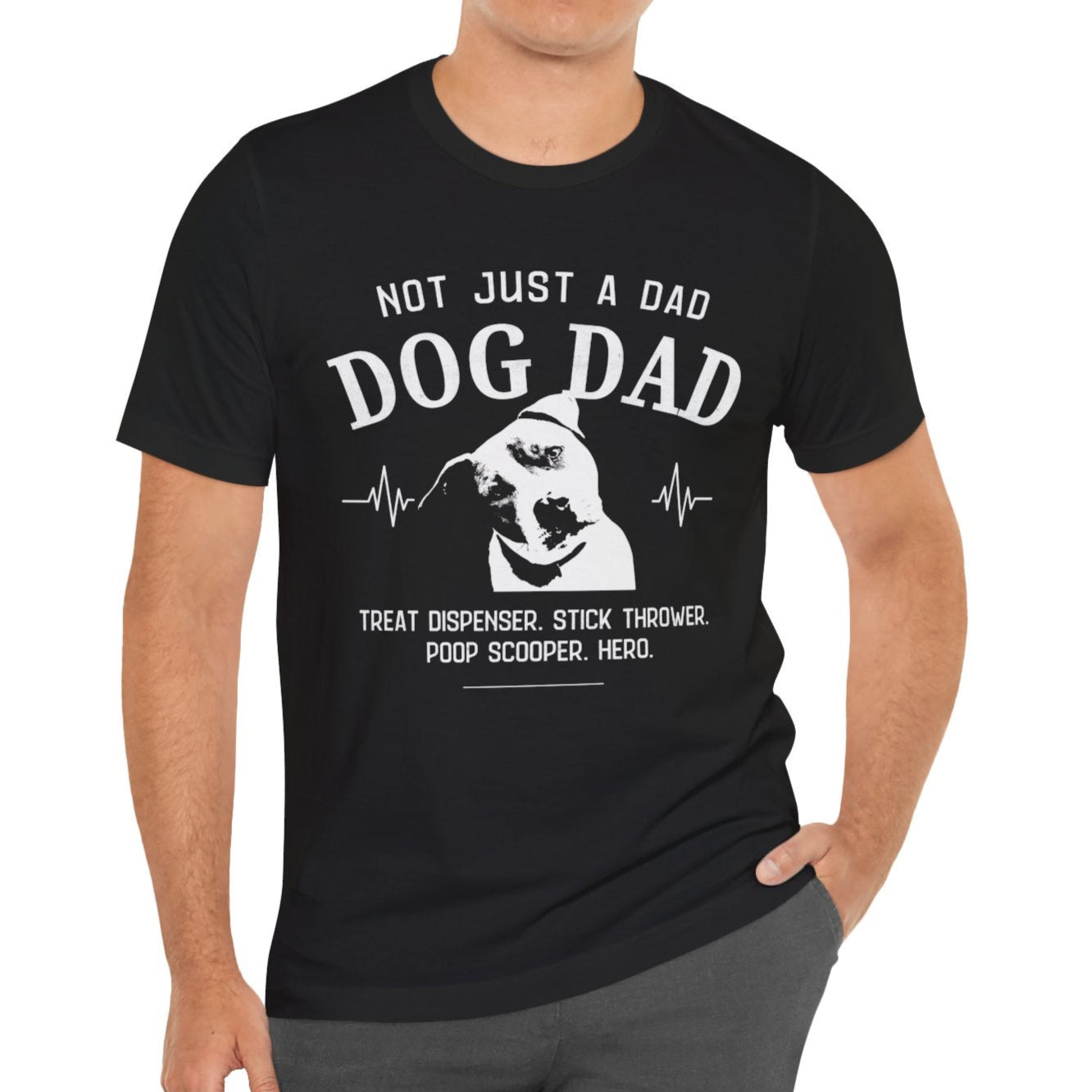 Pit Bull Dog Dad T-shirt