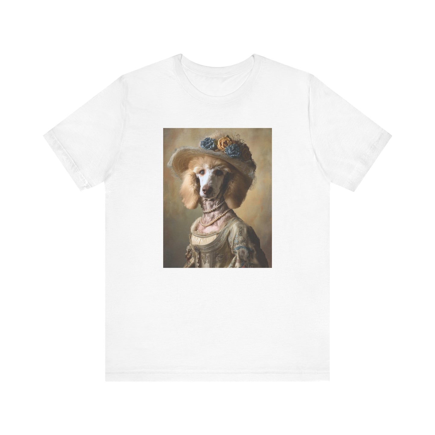 Royal Poodle Portrait Tee – Funny Dog Lover Gift – Customizable Shirt