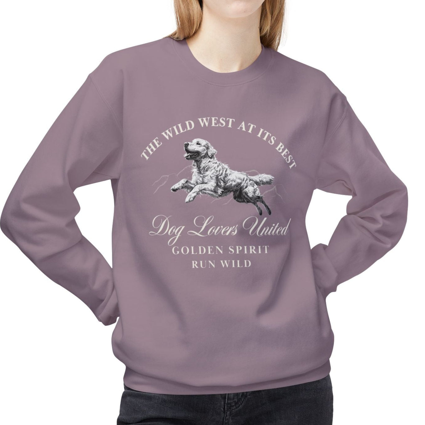 Golden Retriever - Golden Spirit Sweatshirt– Wild West Edition