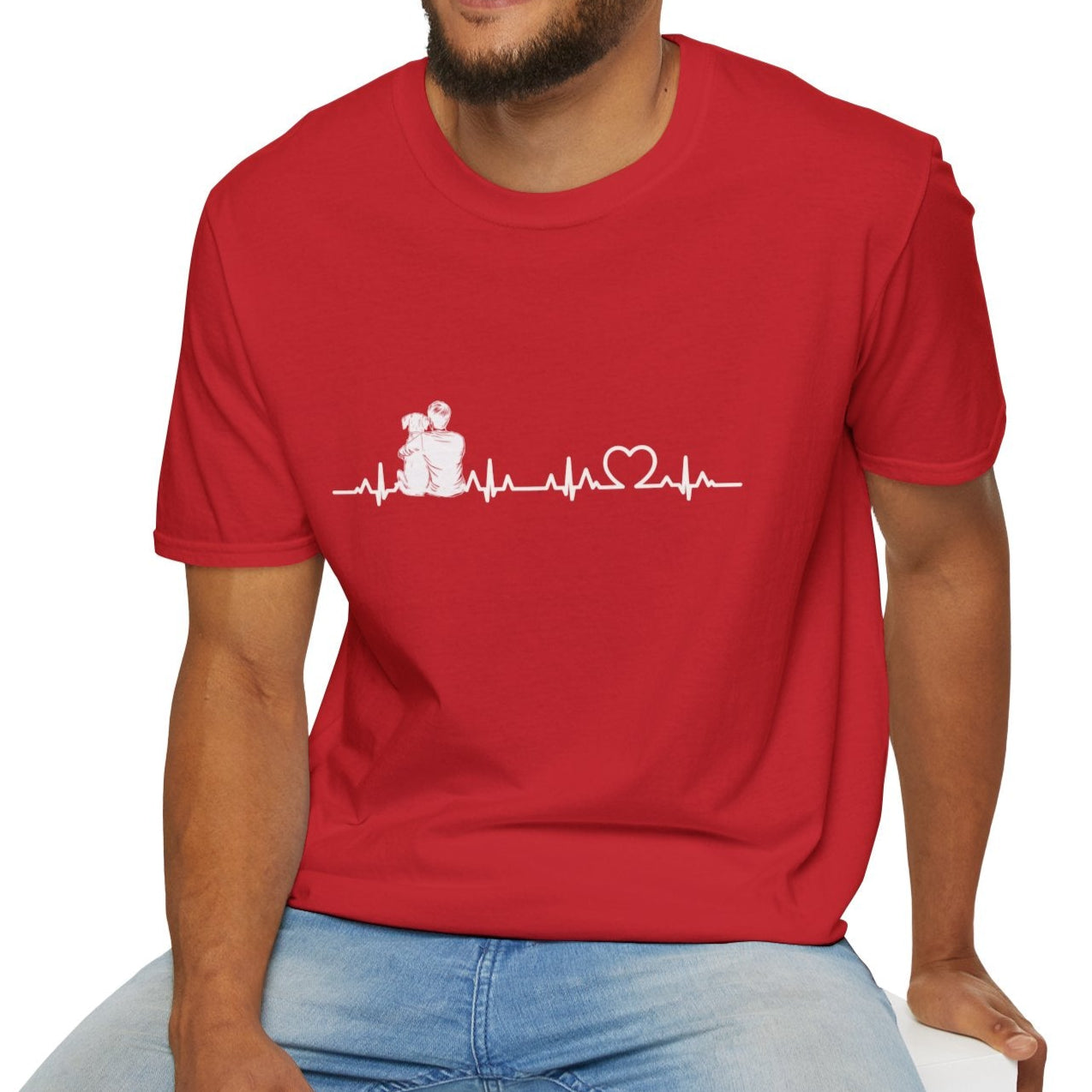 Dog Dad Pulse Line Tee