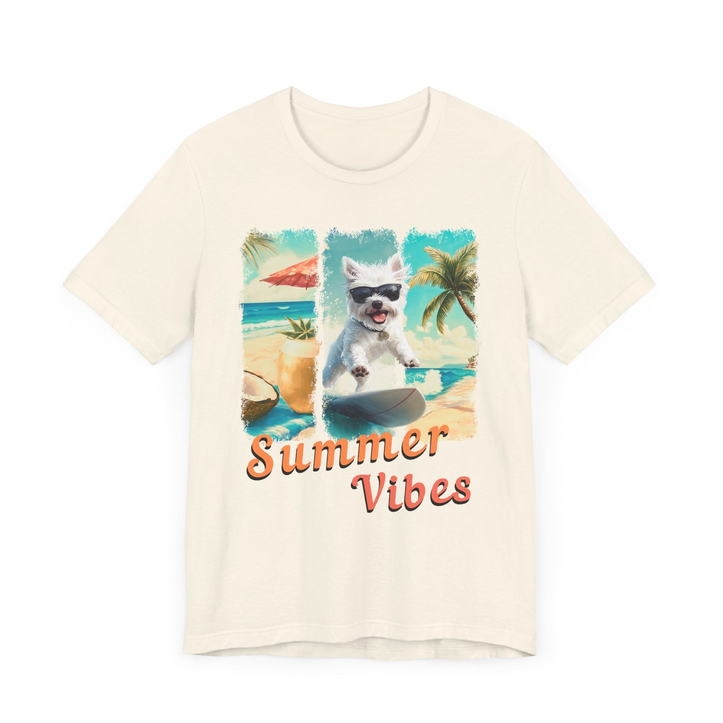 Summer Vibes – Surf Squad – Westie T-Shirt