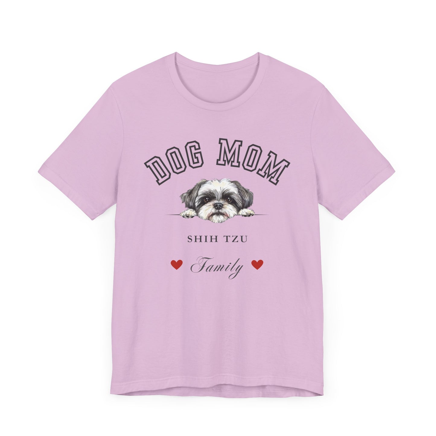 Shih Tzu Mom Family T-Shirt - Mother’s Day Gift for Dog Lovers