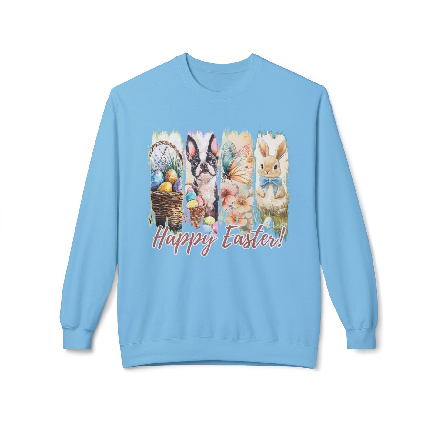 Boston Terrier Dog Lover Easter Sweatshirt
