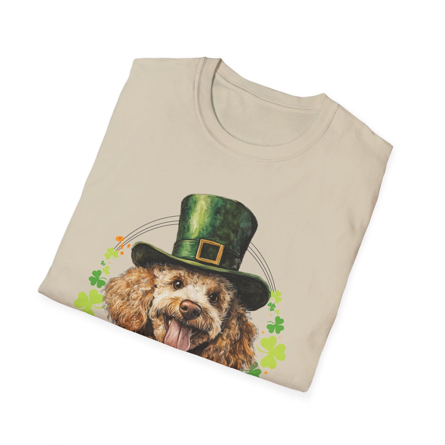 poodle lover st. patrick's day tee
