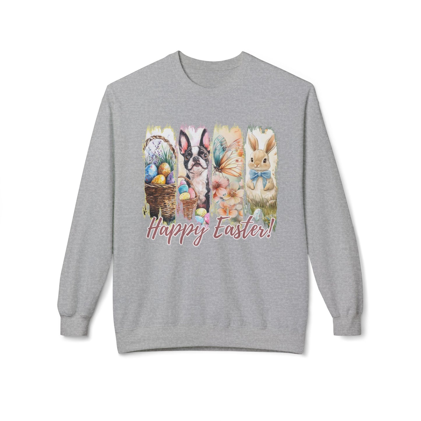 Boston Terrier Dog Lover Easter Sweatshirt