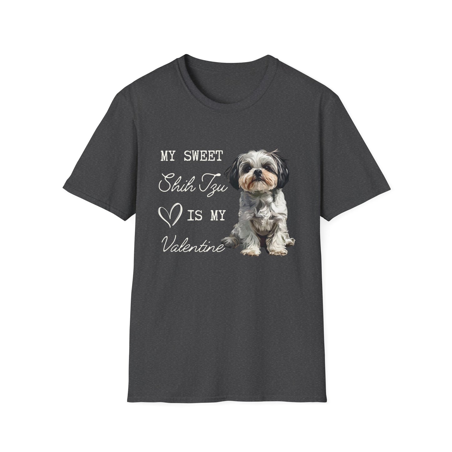 Shih Tzu - My Sweet Shih Tzu is My Valentine - T-shirt