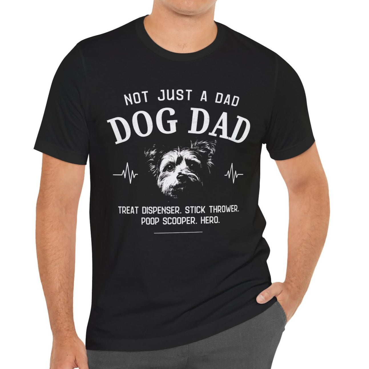 Yorkie Dog Dad T-shirt