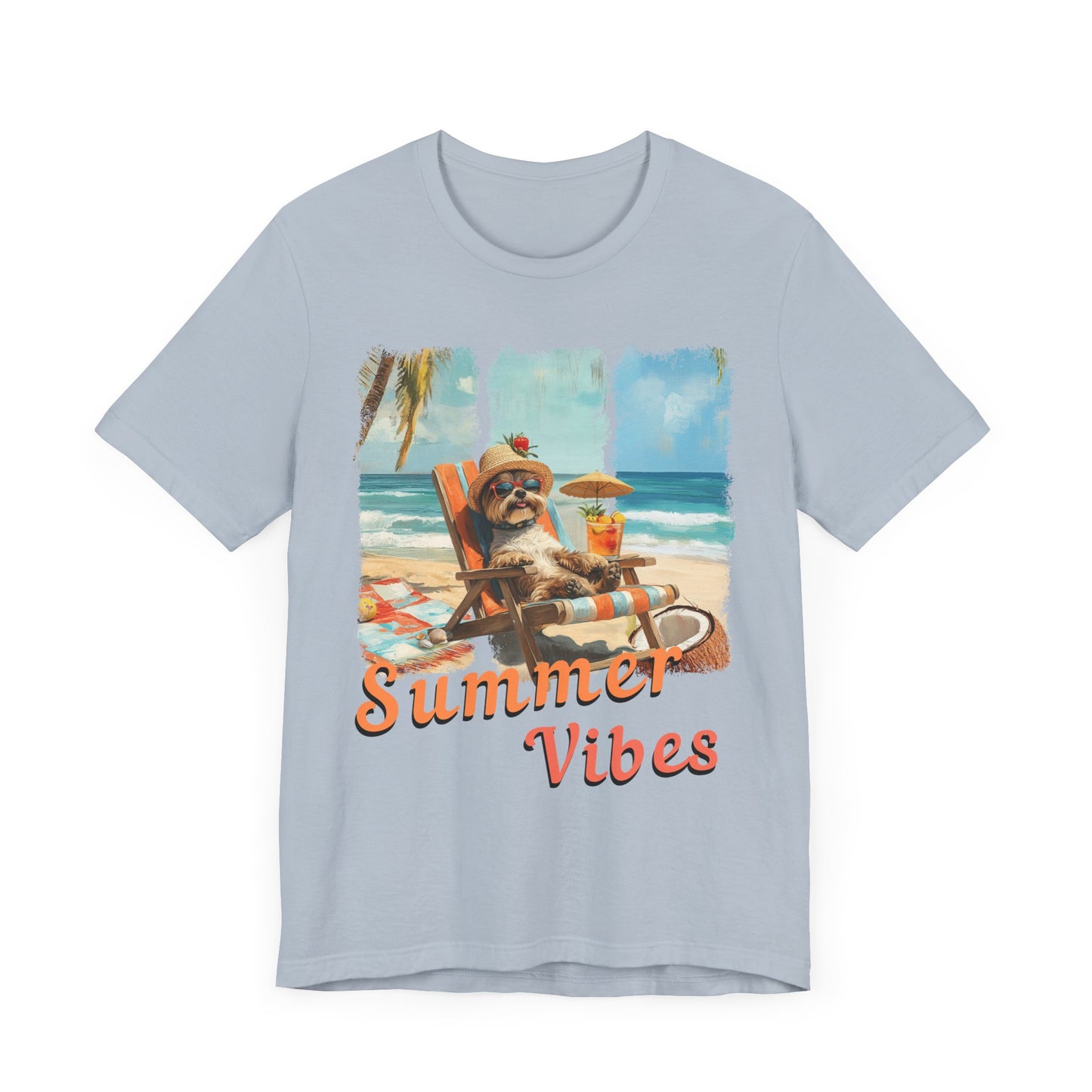 Summer Vibes – Chill Mode Yorkie T-Shirt