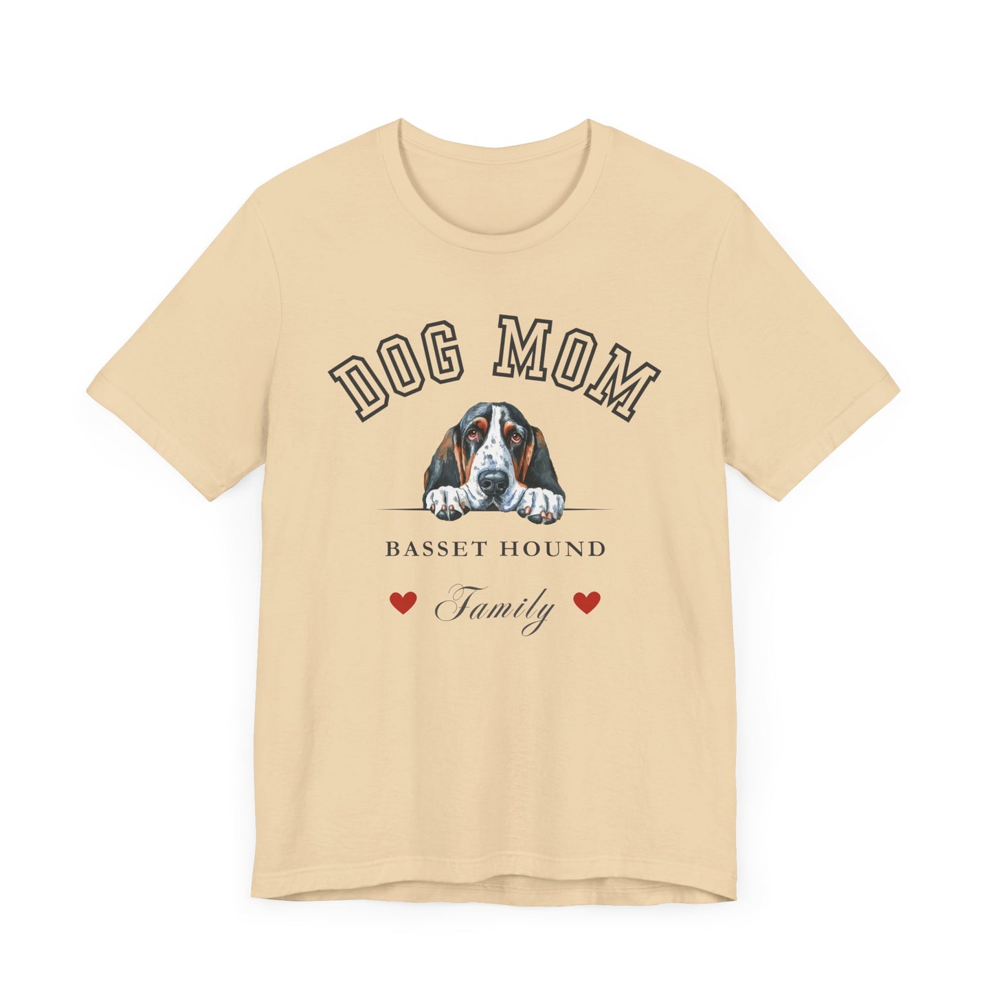 Busset Hound Mom Family T-Shirt - Mother’s Day Gift for Dog Lovers