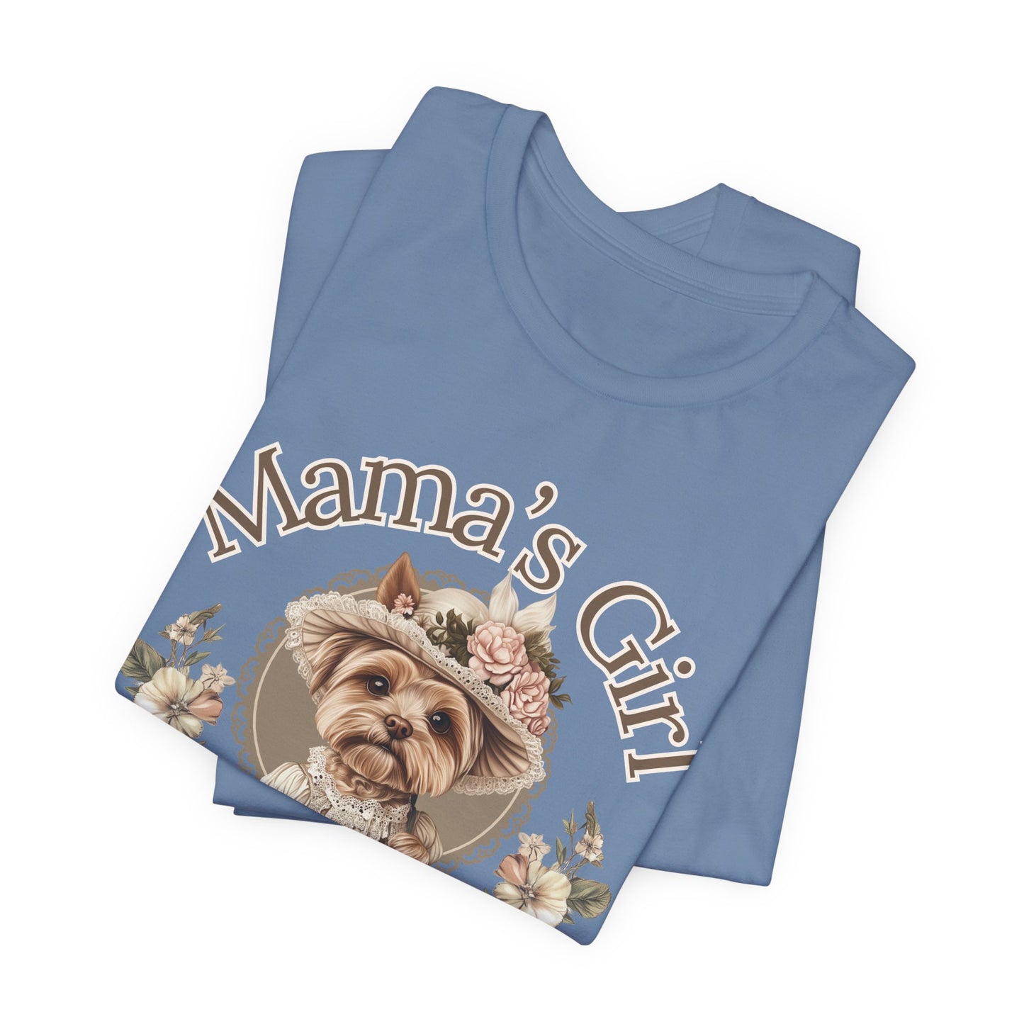 yorkie mama's girl vintage tee