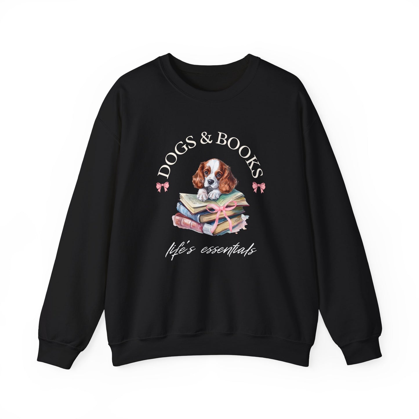 Cavalier King Charles "Dogs & Books" Sweatshirt
