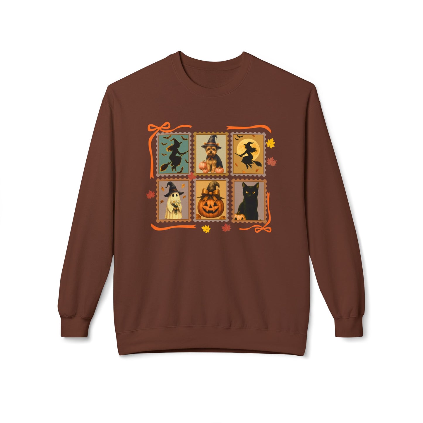 Halloween Yorkie Lover Stamp Sweatshirt – Personalized Halloween Pet Edition