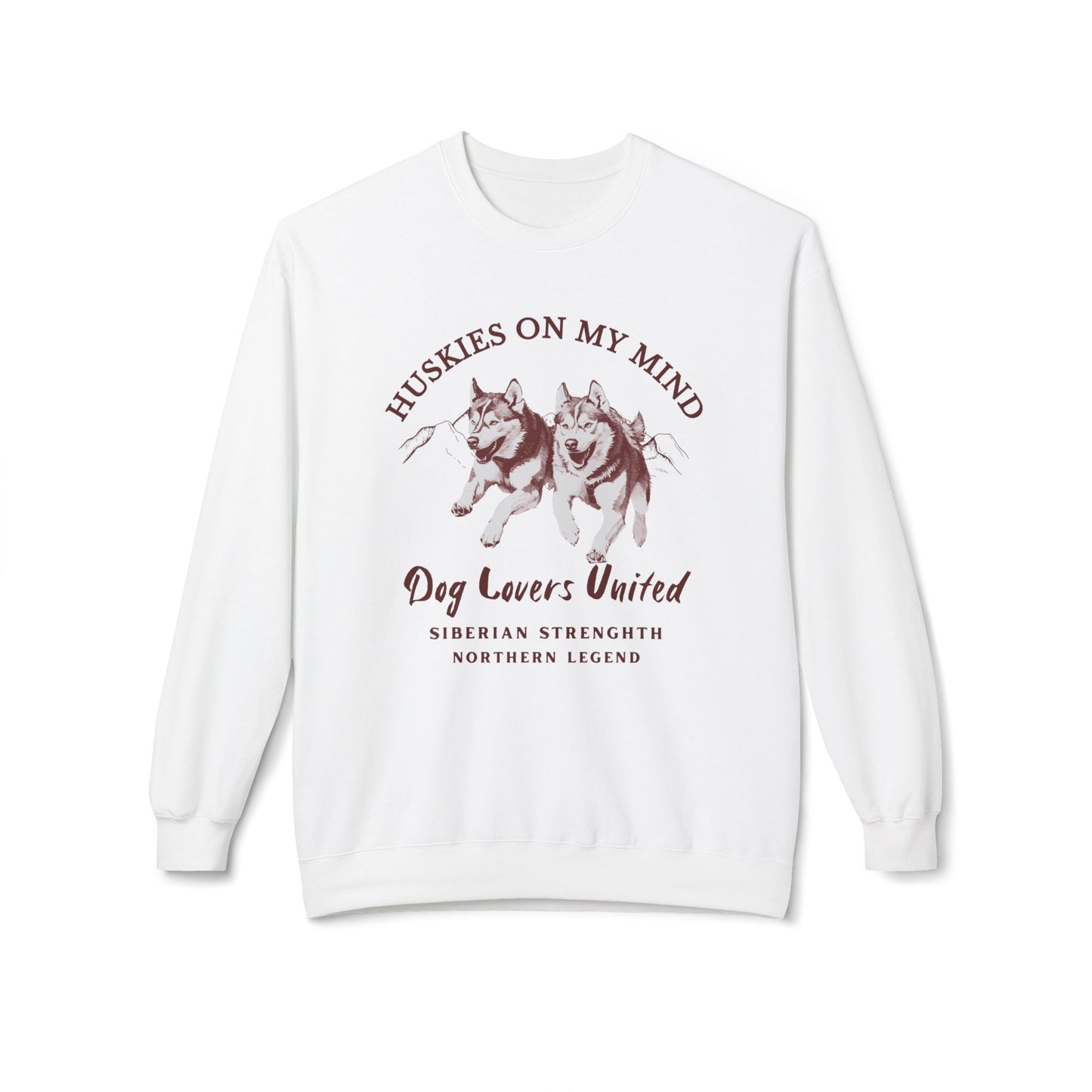 Siberian Husky Sweater for Dog Lovers - Huskies on My Mind