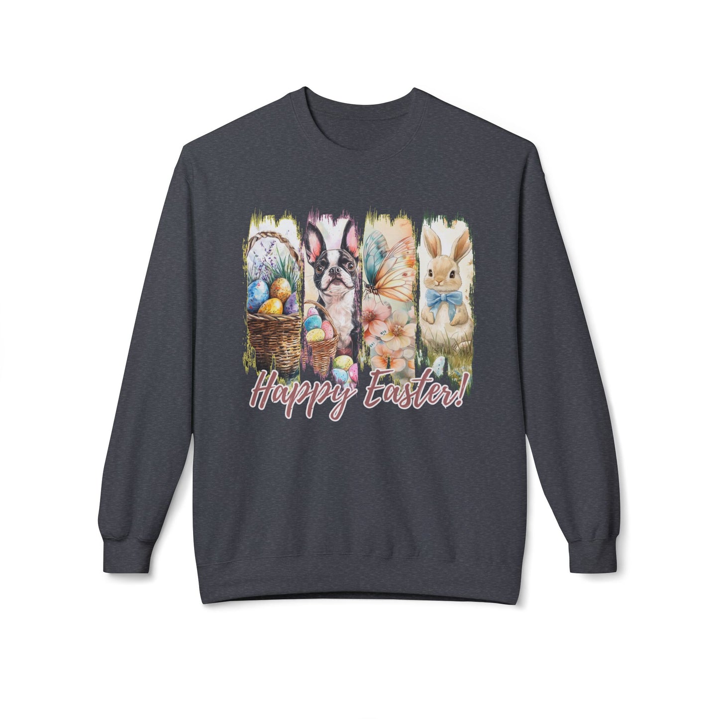 Boston Terrier Dog Lover Easter Sweatshirt