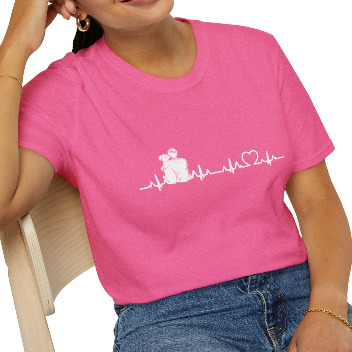 Dog Dad Pulse Line Tee