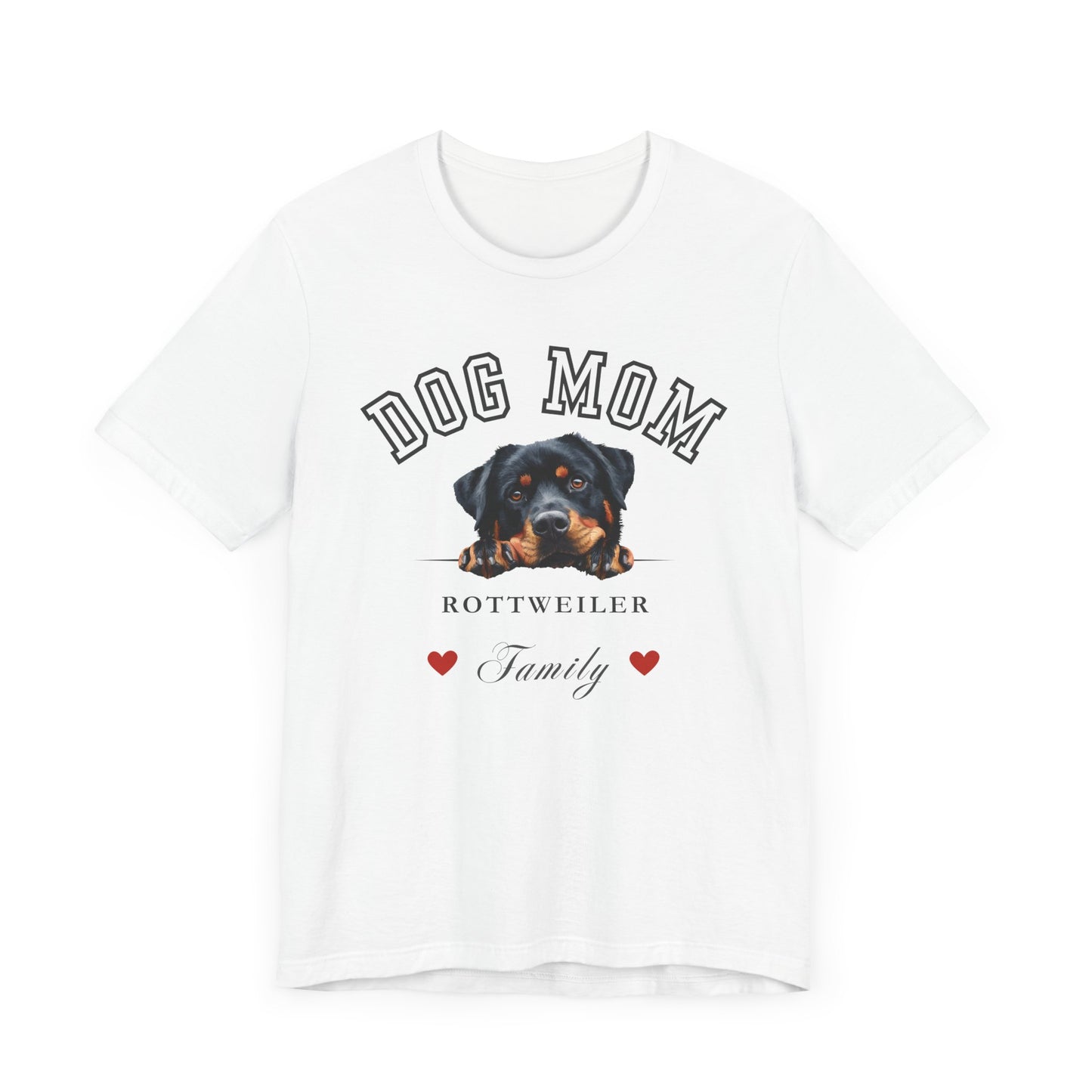 Rottweiler Mom Family T-Shirt - Mother’s Day Gift for Dog Lovers