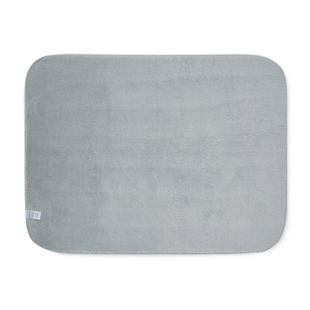 grey back side sherpa blanket comfort zone