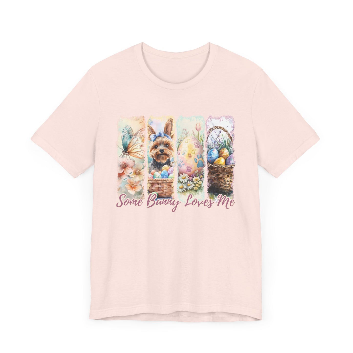 Yorkie Easter T-Shirt – "Some Bunny Loves Me"
