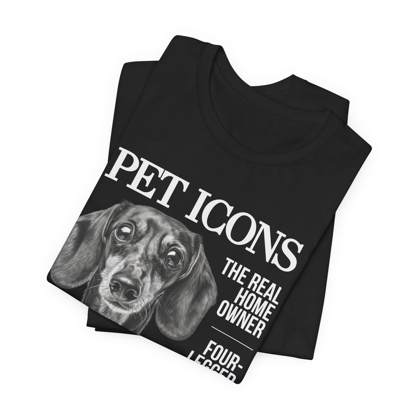 Pet Icons T-shirt - Dachshund Edition