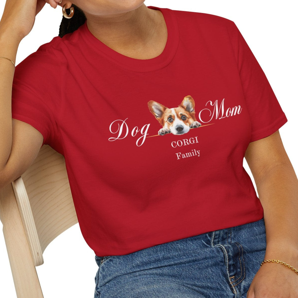 corgi mom t-shirt, corgi lover gift