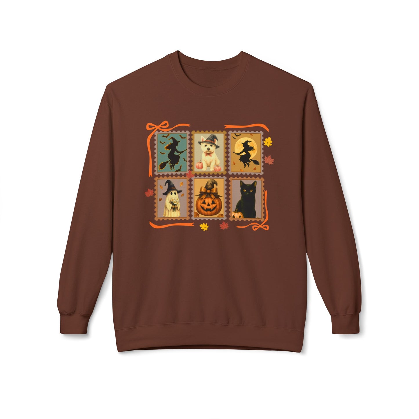 Halloween Westie Lover Stamp Sweatshirt – Personalized Halloween Pet Edition