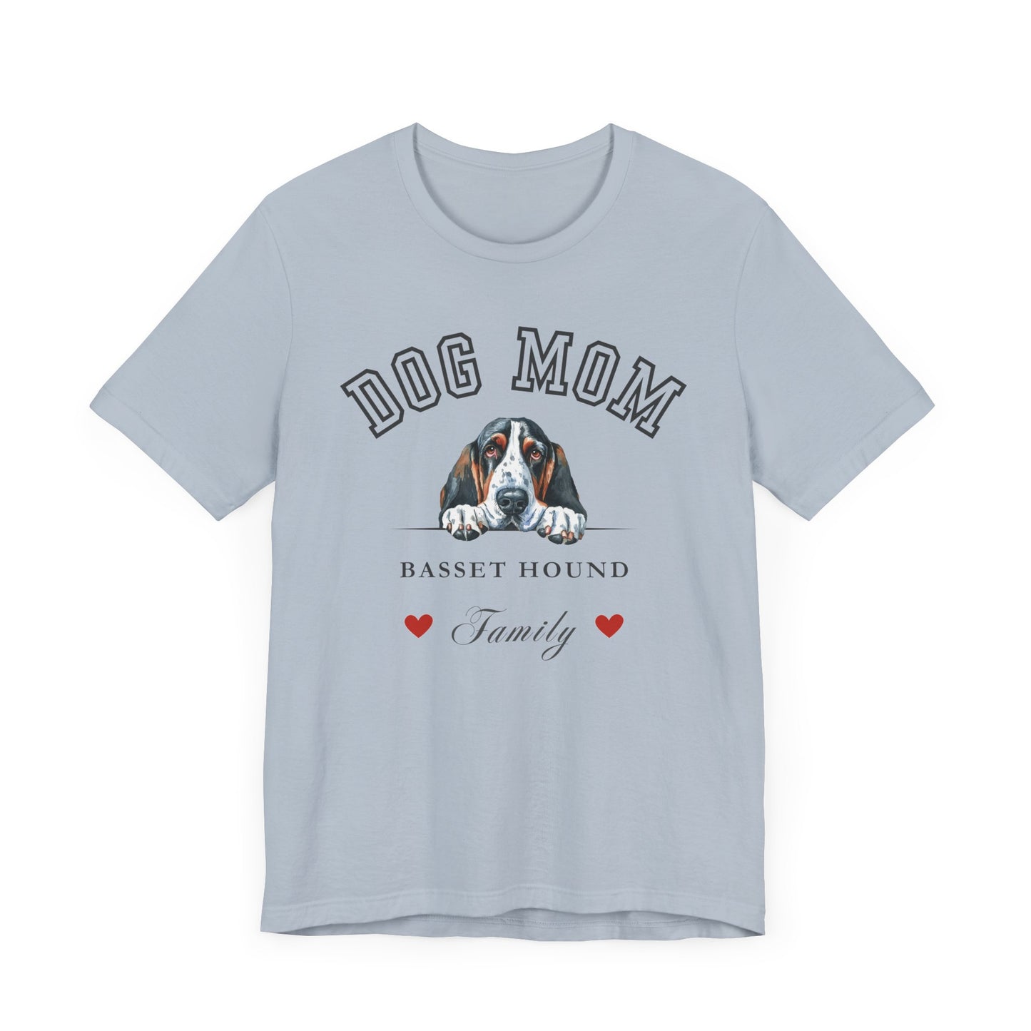 Busset Hound Mom Family T-Shirt - Mother’s Day Gift for Dog Lovers