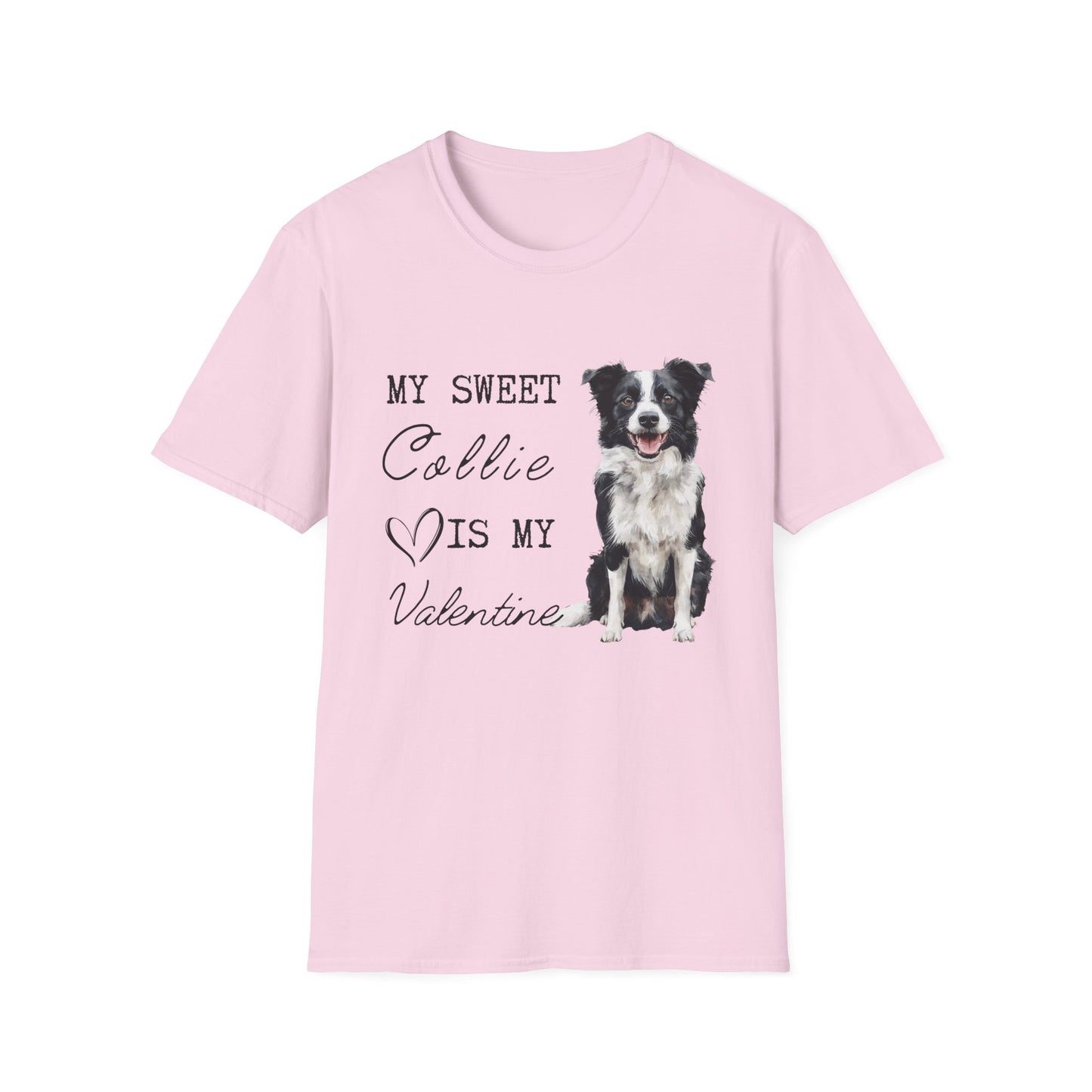Border Collie Valentine's Day Shirt
