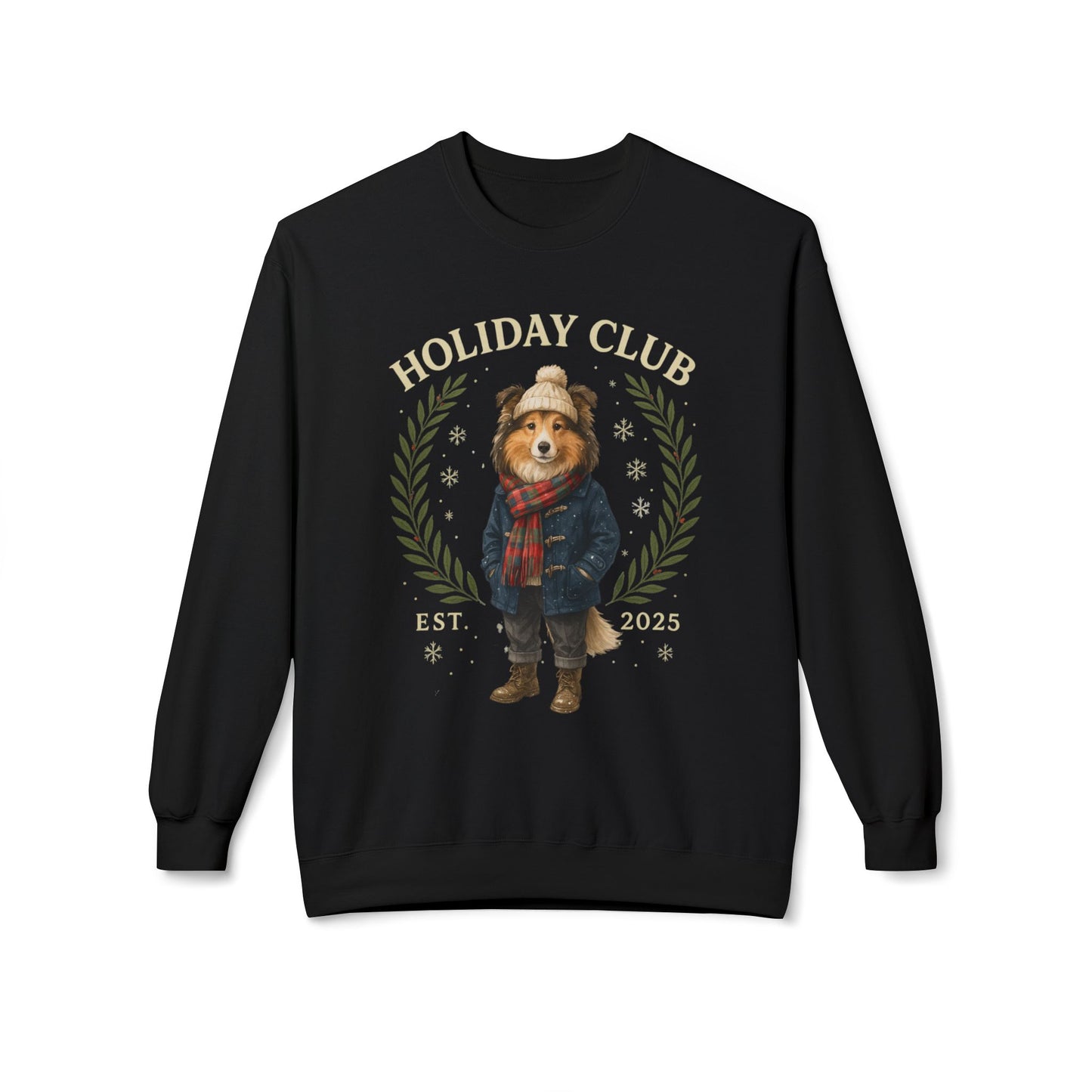 Shetland Sheepdog -Sheltie - Holiday Club Christmas Sweater