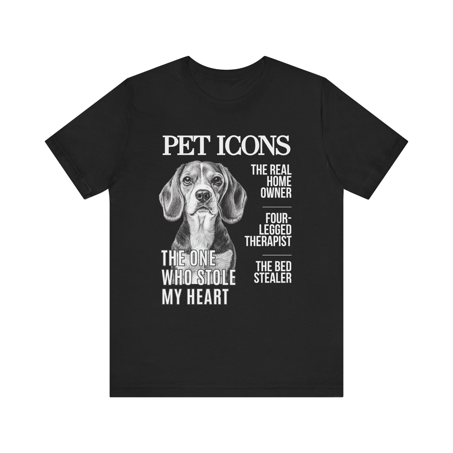 Pet Icons T-shirt - Beagle Edition