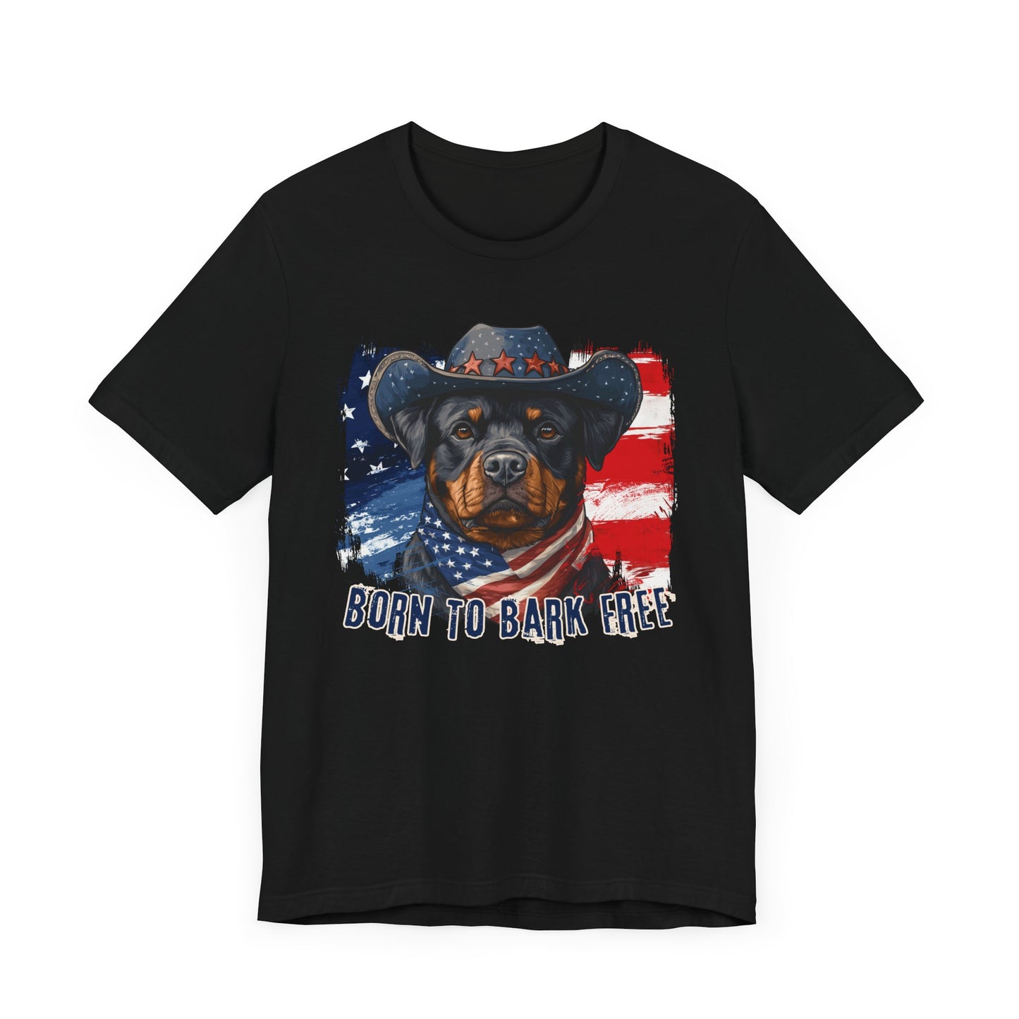 born to bark free rottweiler patriotic t-shirt, 4th of july, independance day dog lover t-shirt