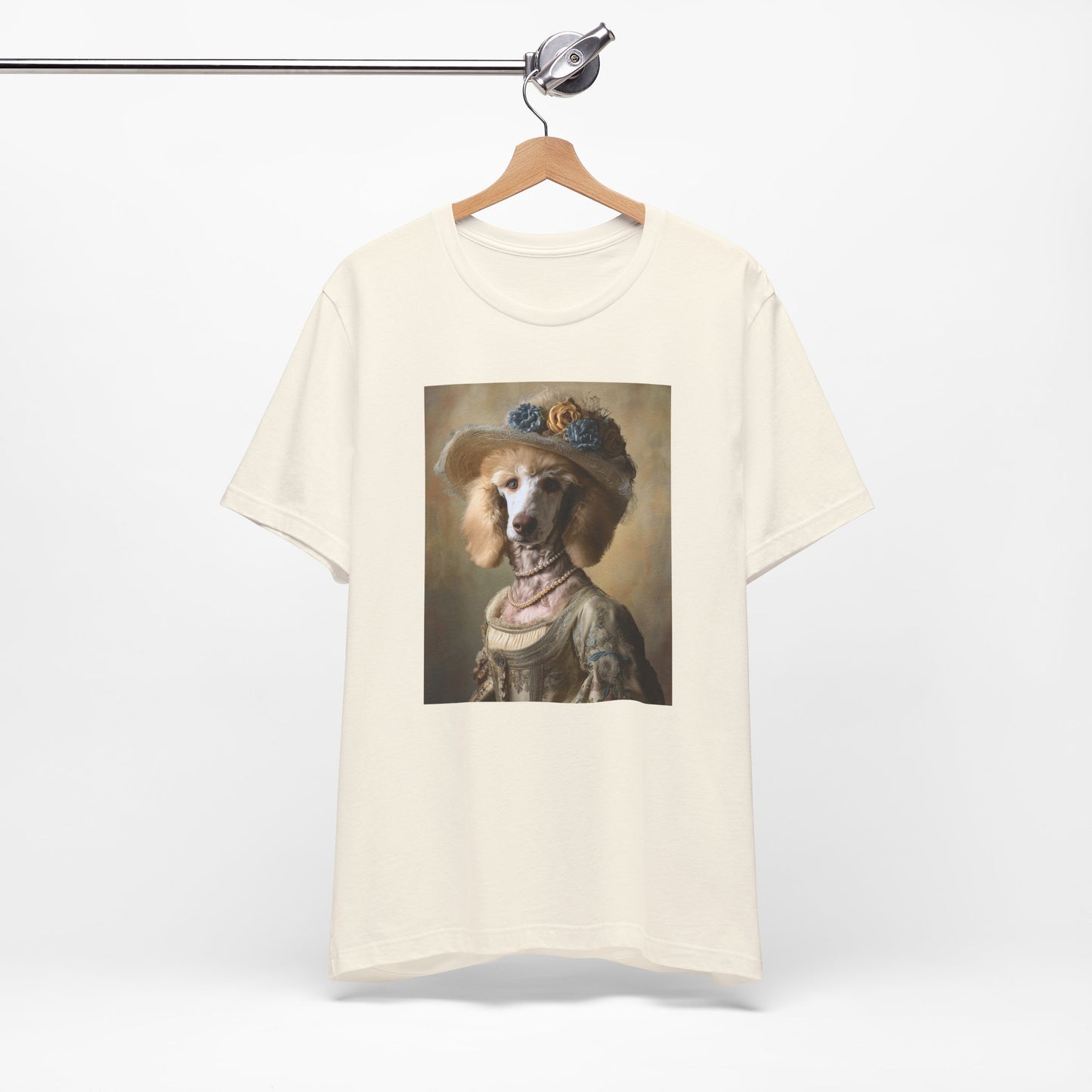 Royal Poodle Portrait Tee – Funny Dog Lover Gift – Customizable Shirt