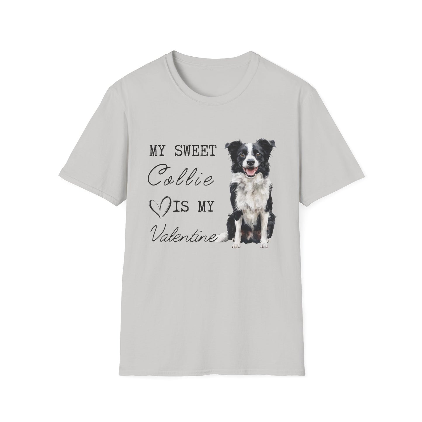 Border Collie Valentine's Day Shirt