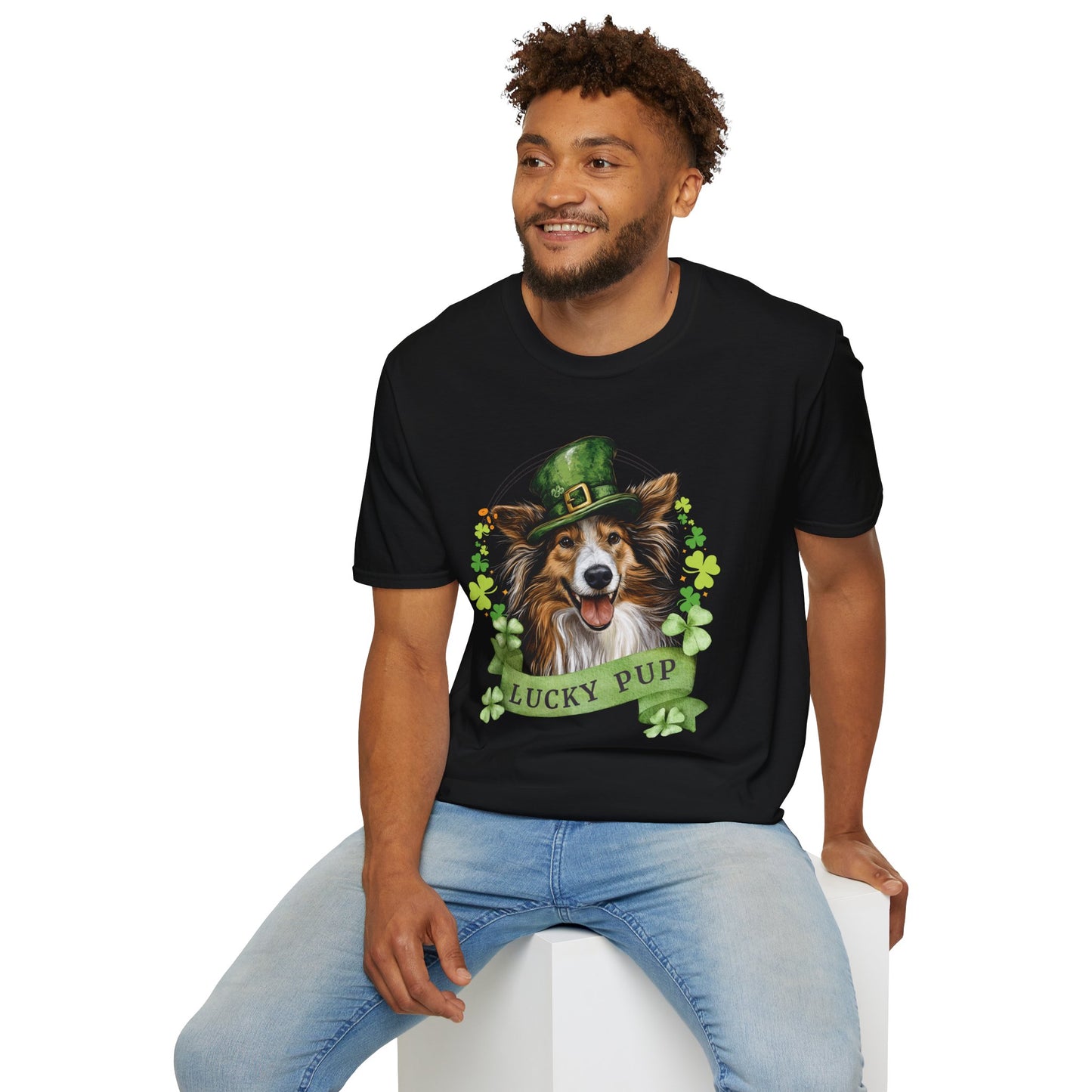 Shetland Sheepdog - Sheltie - St. Patrick’s Day Dog Lover T-Shirt