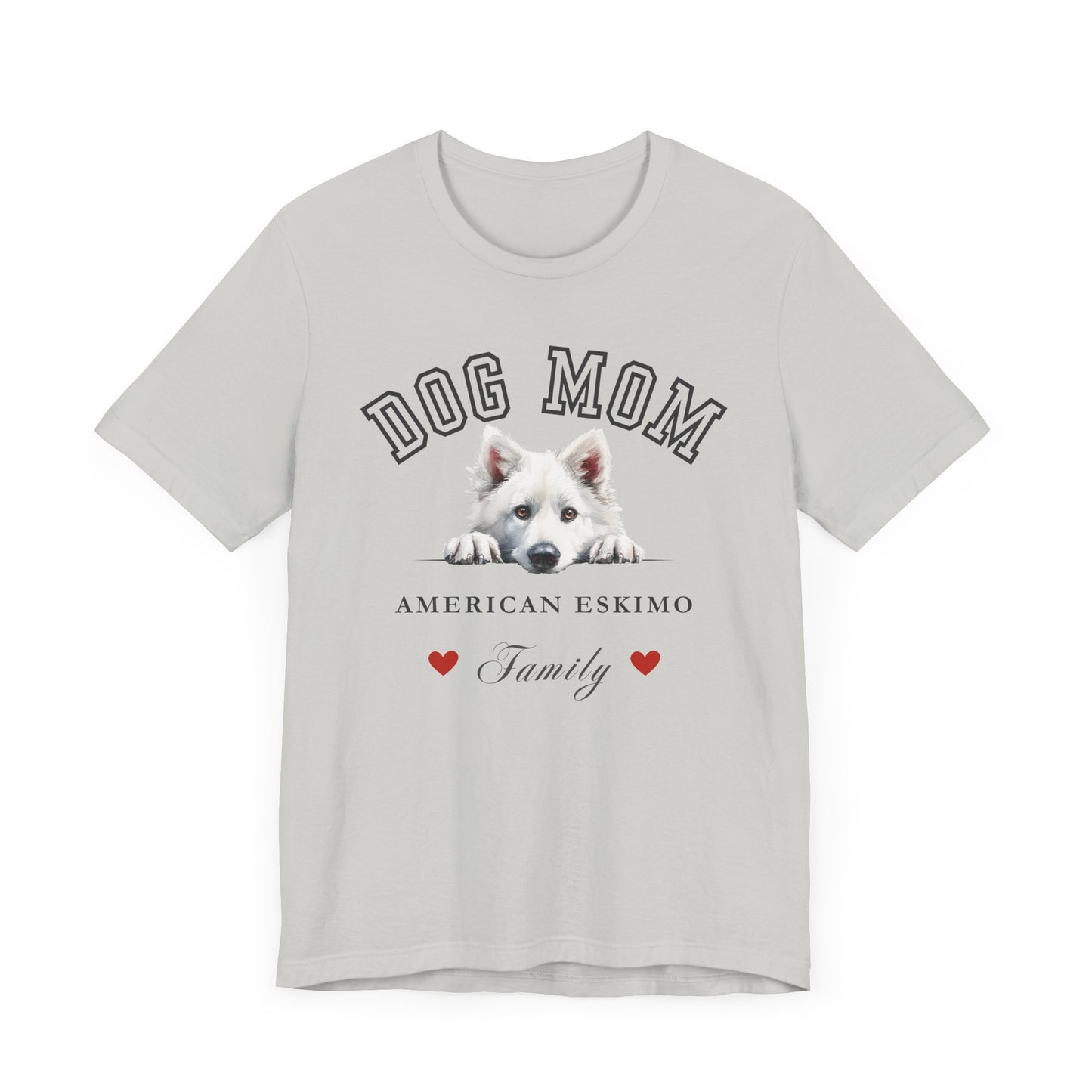 American Eskimo Dog Mom Family T-Shirt - Mother’s Day Gift for Dog Lovers