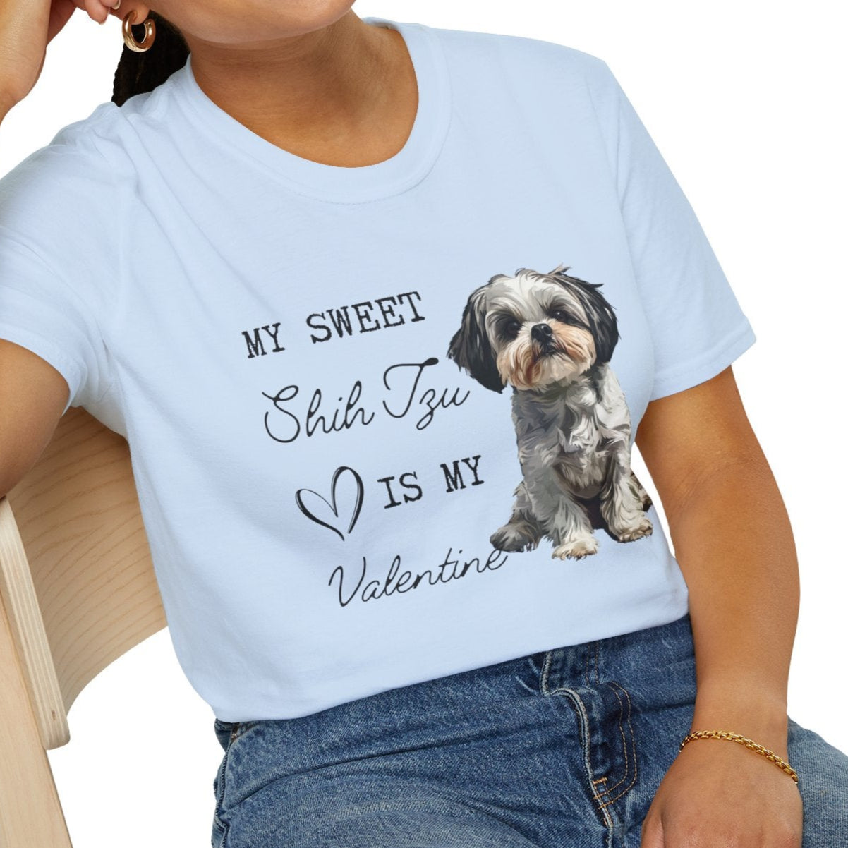 Shih Tzu - My Sweet Shih Tzu is My Valentine - T-shirt