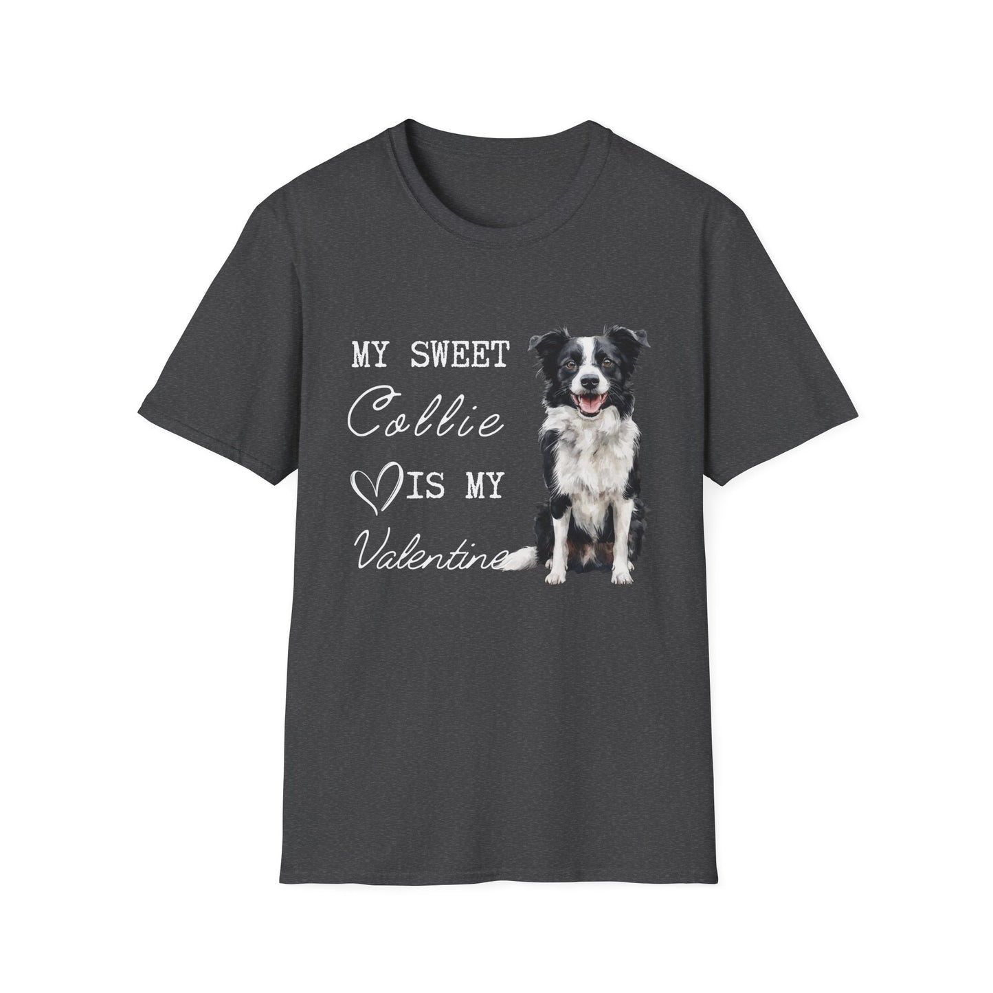 Border Collie Valentine's Day Shirt