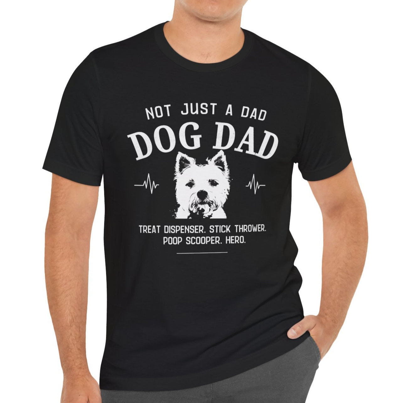 Westie Dog Dad T-shirt