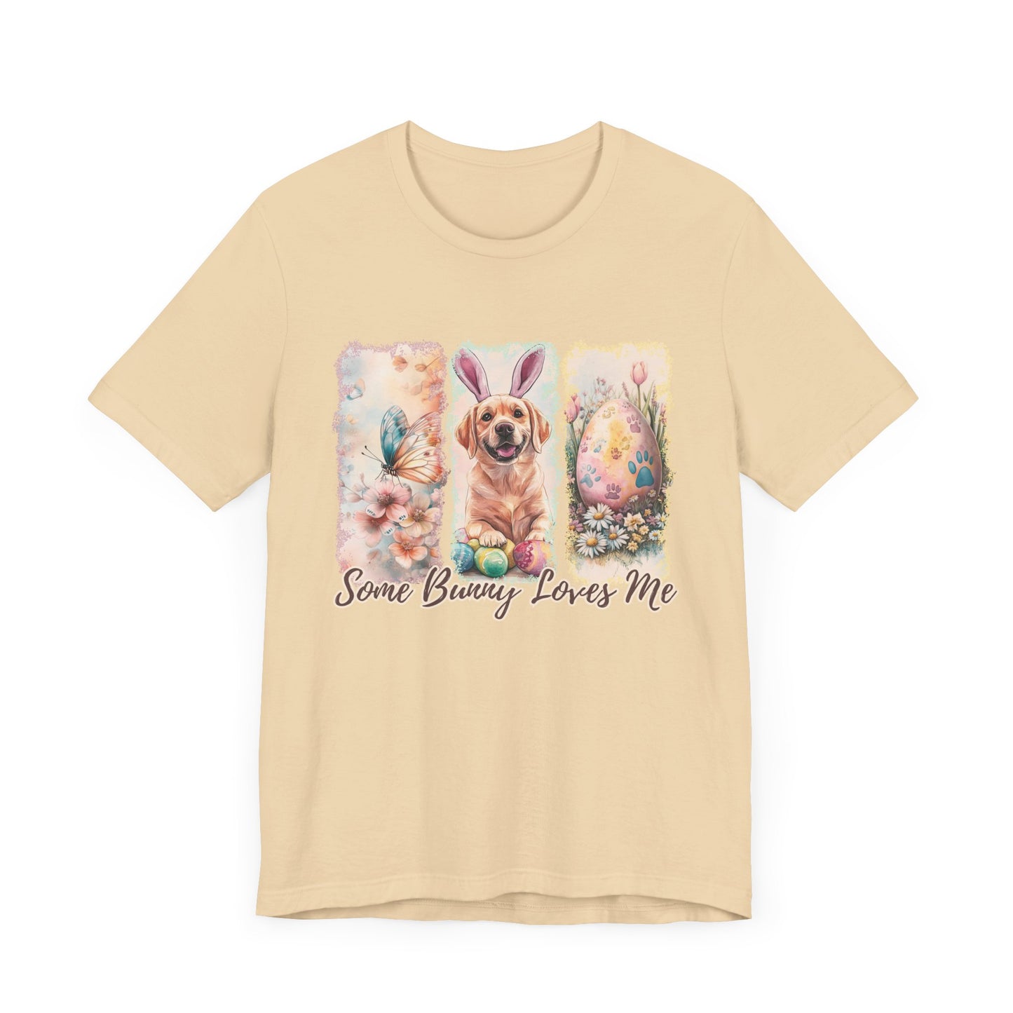 Yellow Labrador Easter T-Shirt – "Some Bunny Loves Me"