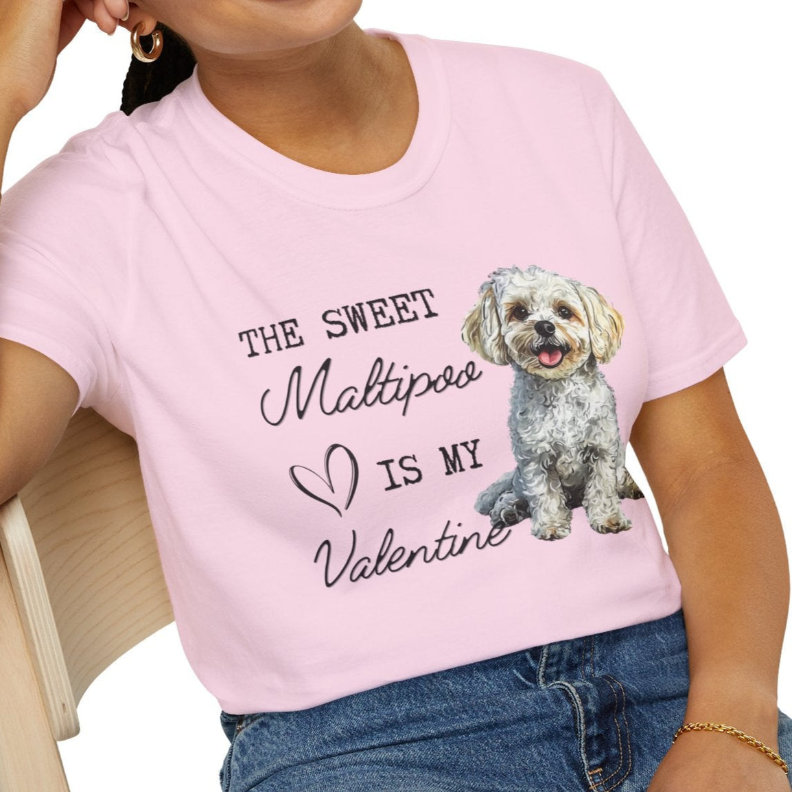 Maltipoo - My Sweet Maltipoo is My Valentine - T-shirt