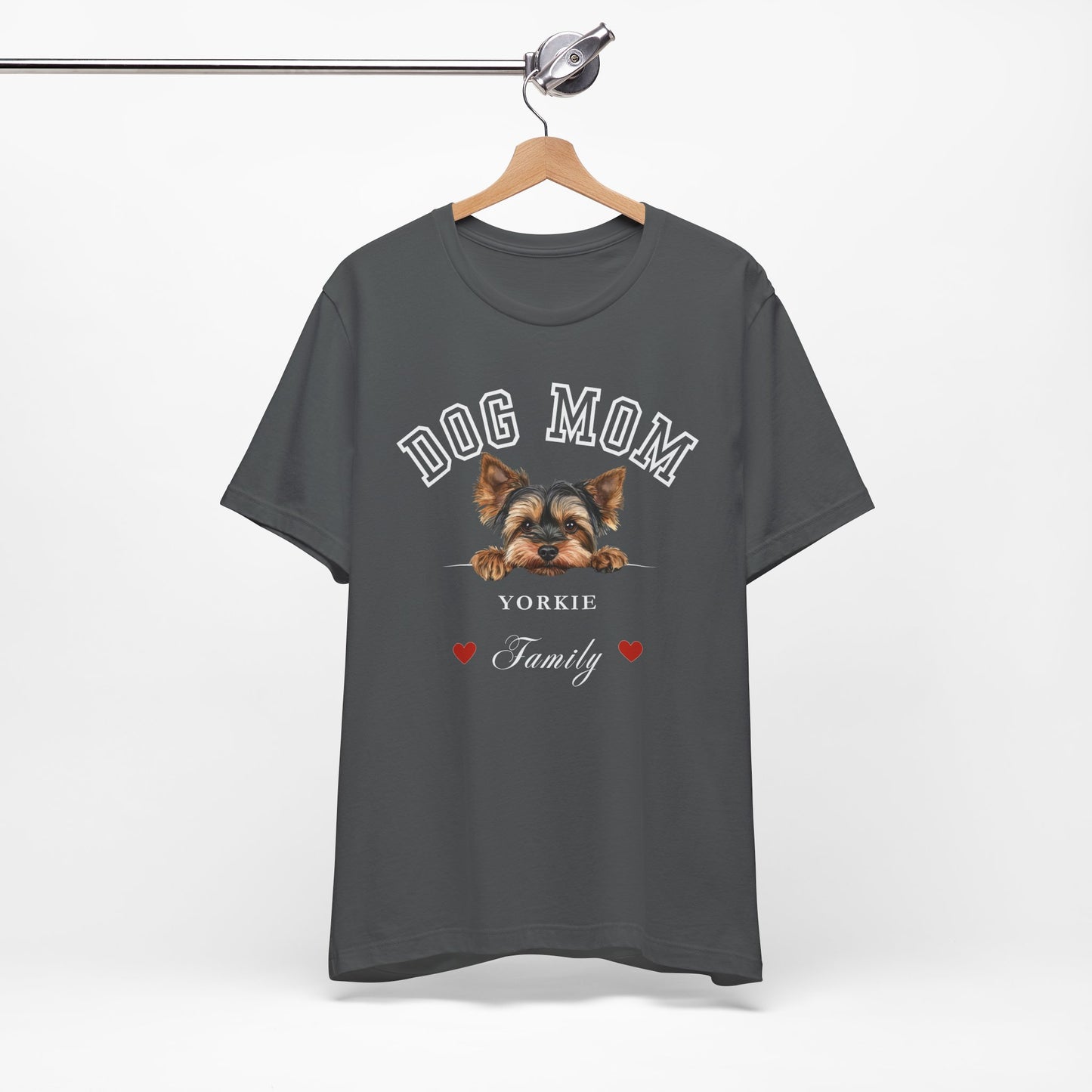 Yorkie Dog Mom Family T-Shirt - Mother’s Day Gift for Dog Lovers