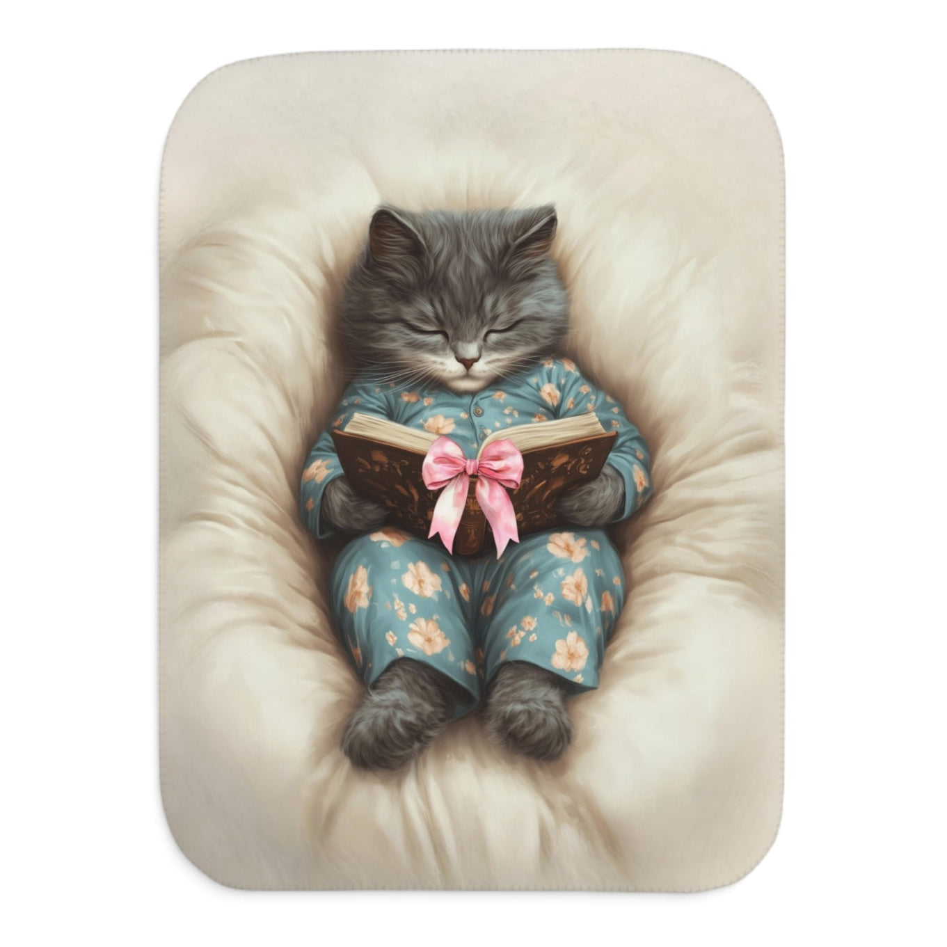 shepra fleec blanket gift for mothers, cat lovers, personalizable