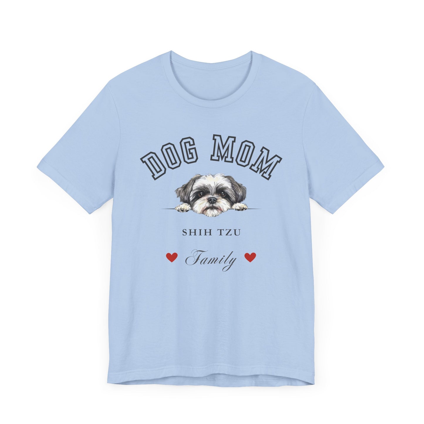 Shih Tzu Mom Family T-Shirt - Mother’s Day Gift for Dog Lovers