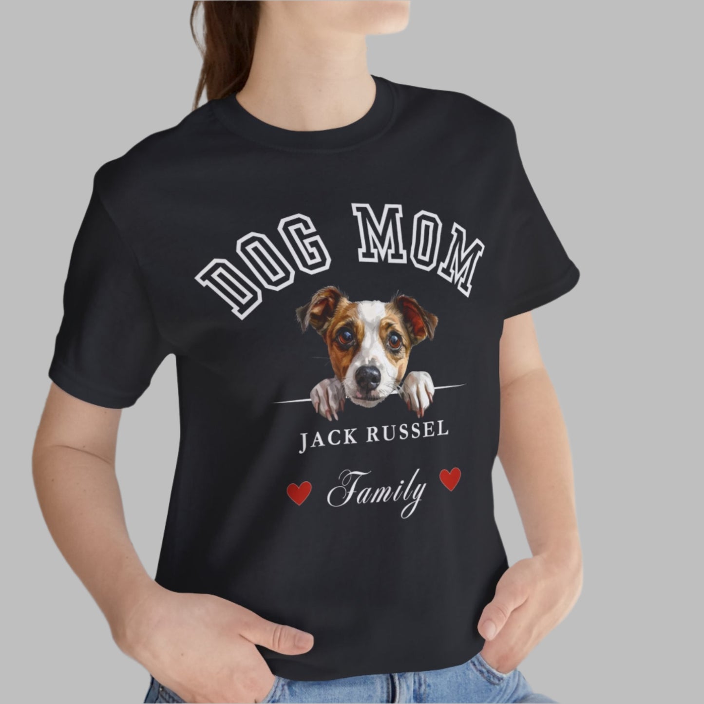 Jack Russel Mom Family T-Shirt - Mother’s Day Gift for Dog Lovers