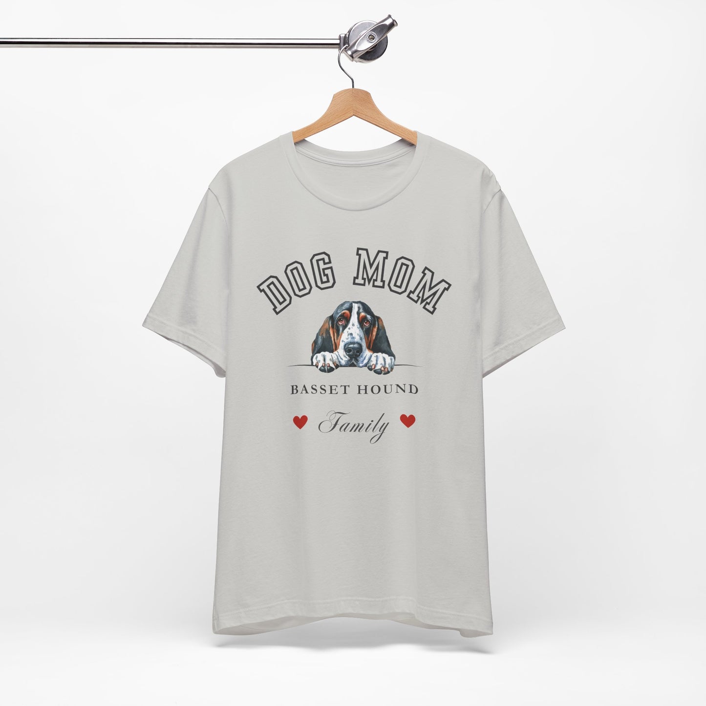 Busset Hound Mom Family T-Shirt - Mother’s Day Gift for Dog Lovers