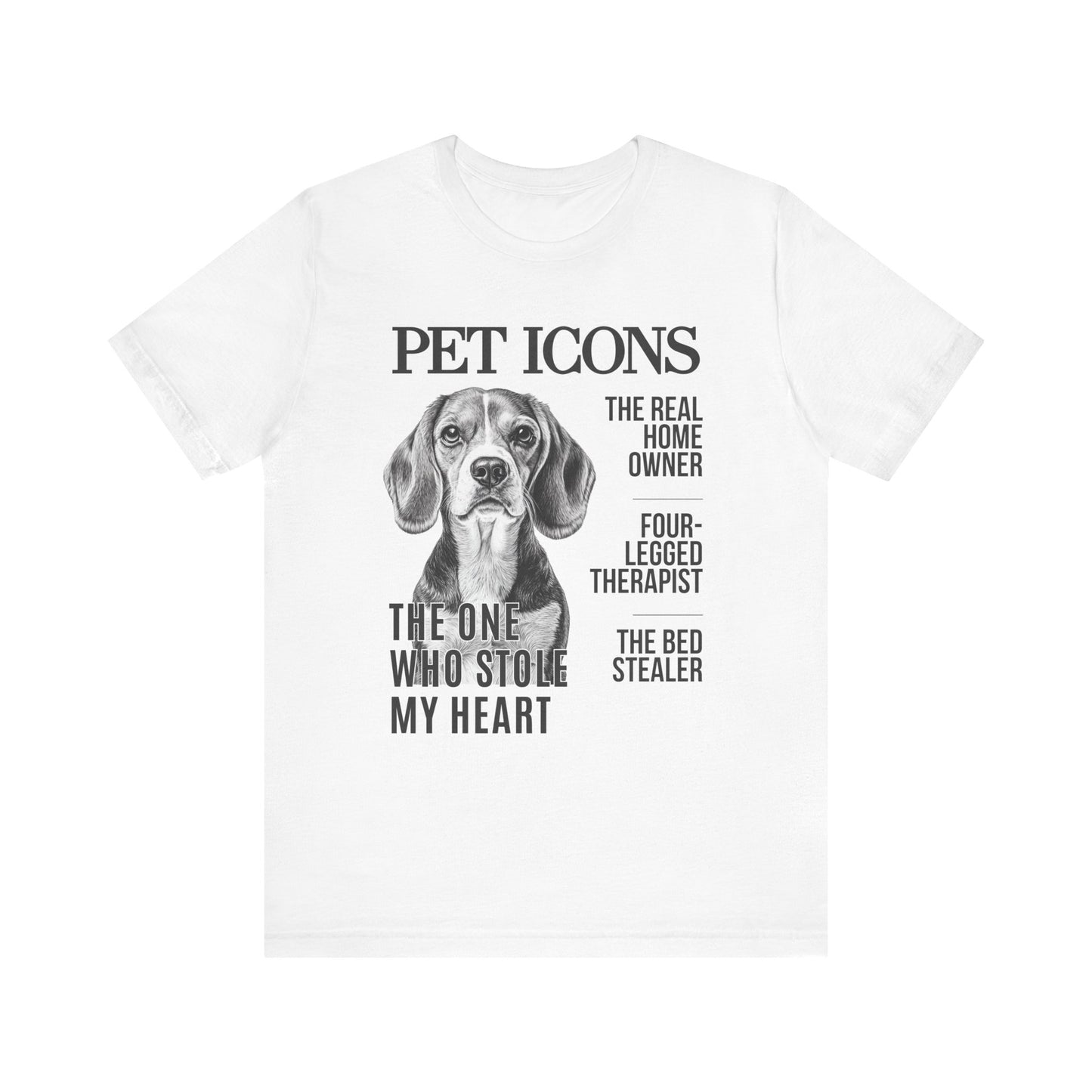 Pet Icons T-shirt - Beagle Edition