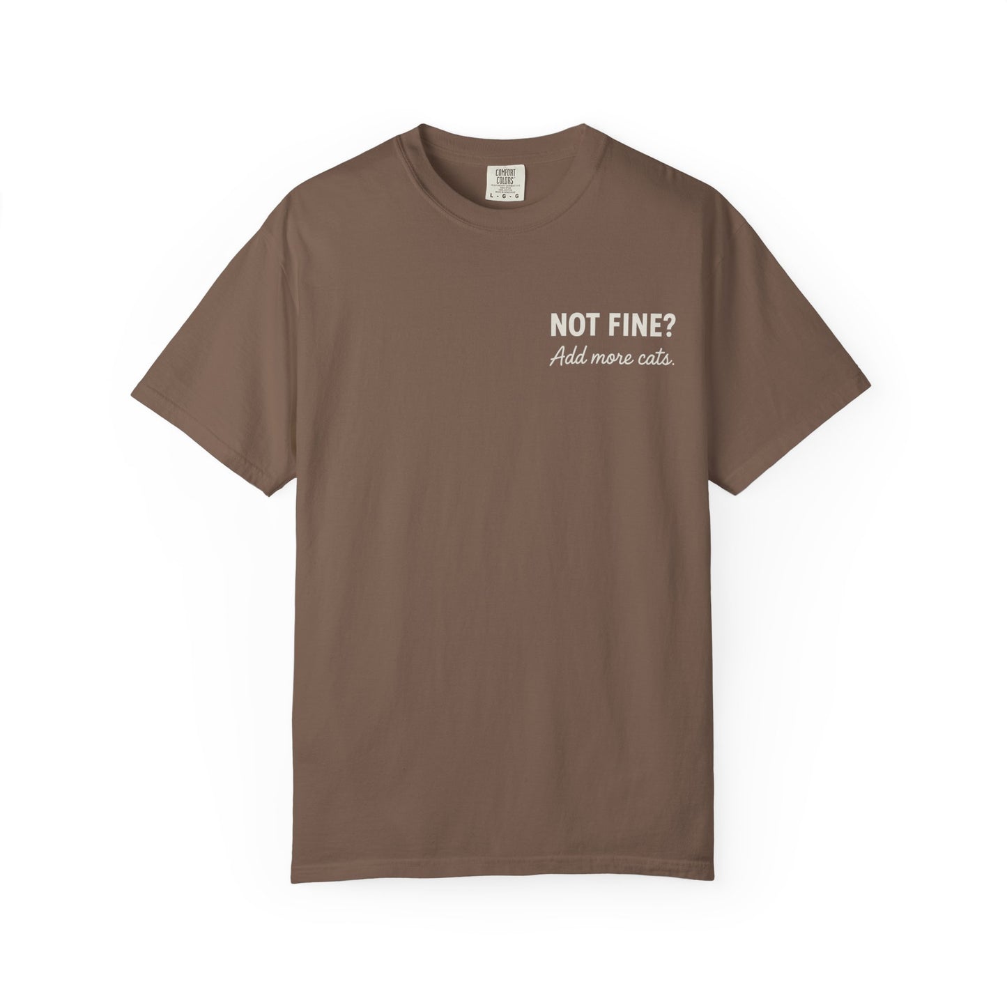 Add More Cats Tee – Comfort Colors® 1717