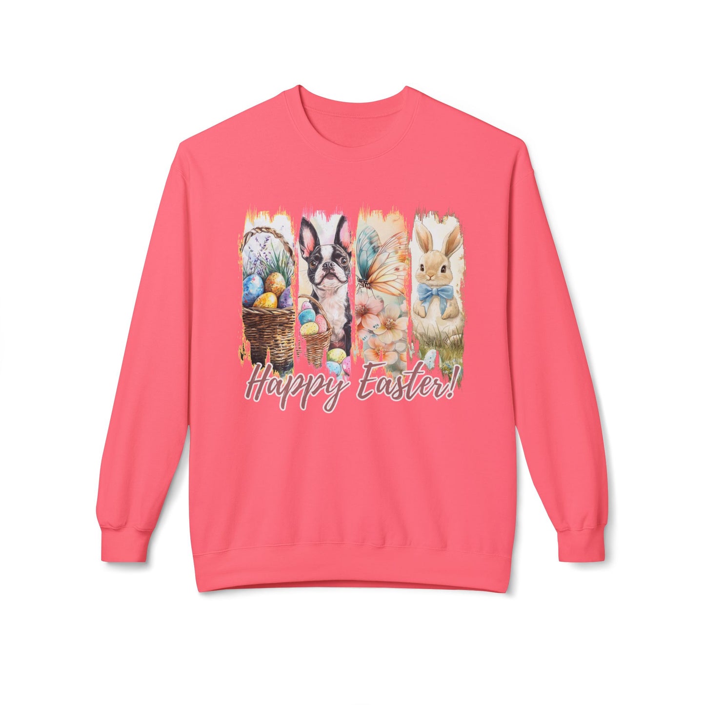 Boston Terrier Dog Lover Easter Sweatshirt