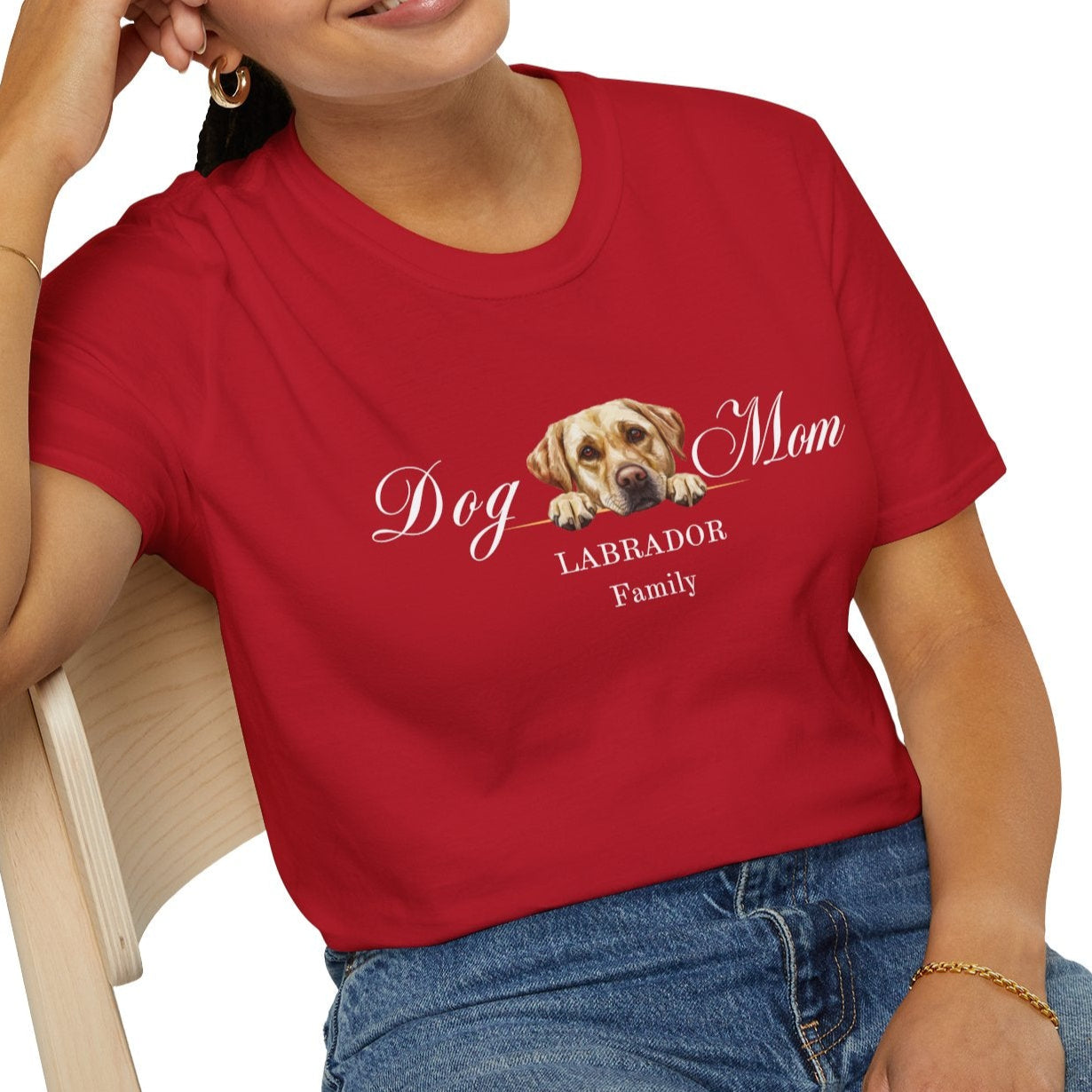 labrador retriever mom t-shirt, yellow labrador lover gift