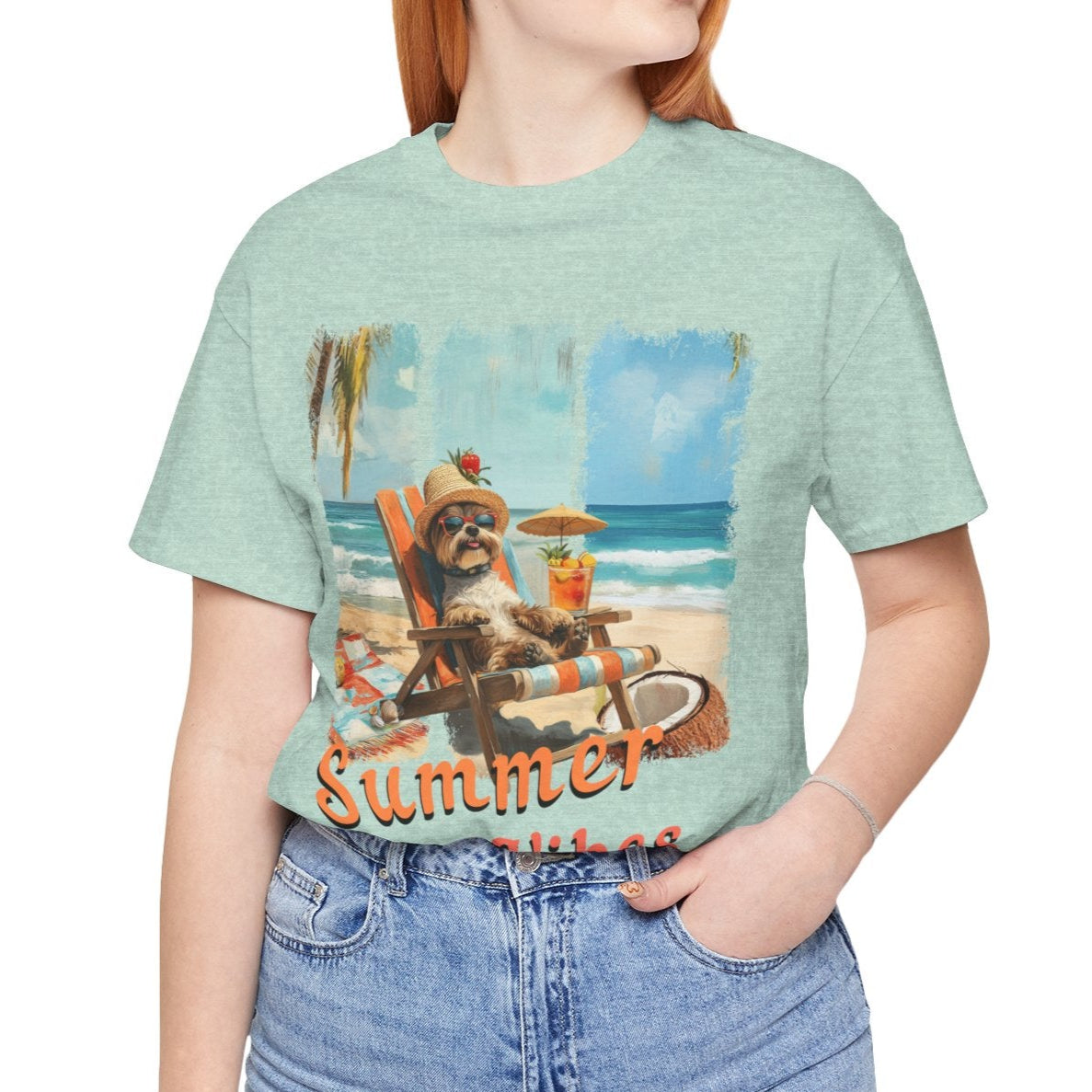 Summer Vibes – Chill Mode Yorkie T-Shirt